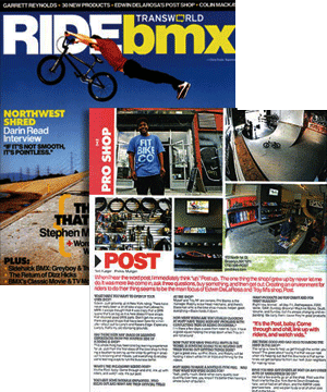 Image of Post's page in Ride Mag
